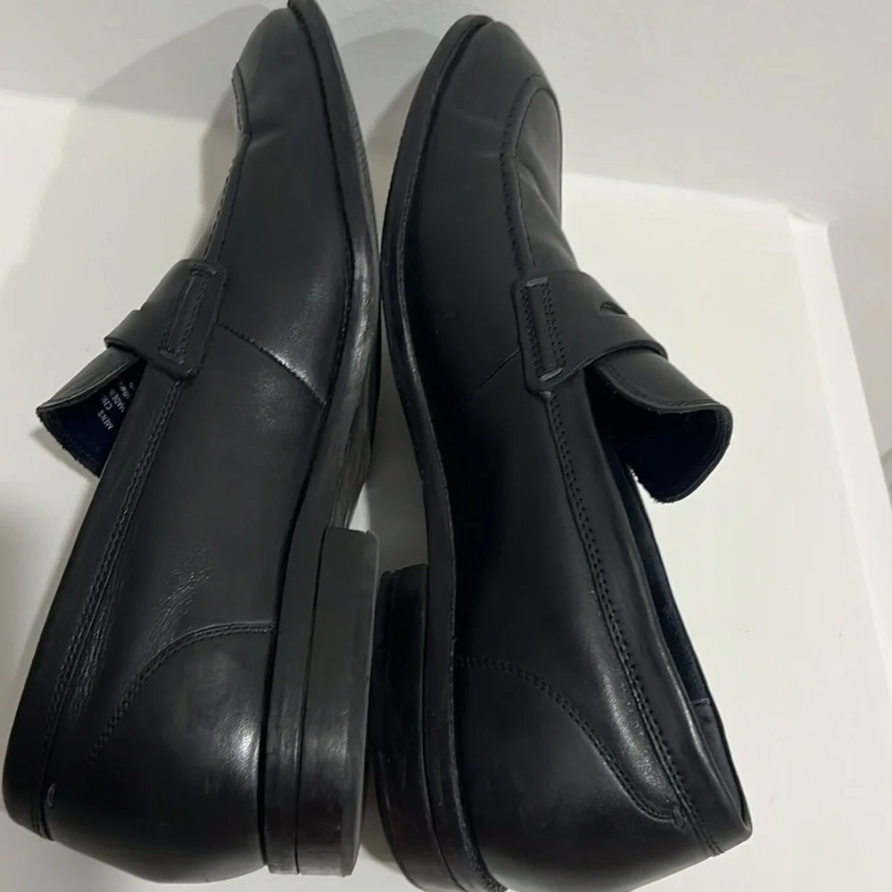 Cole Haan Warner Grand Penny Mens Black Loafers & Slip Ons Penny Shoes